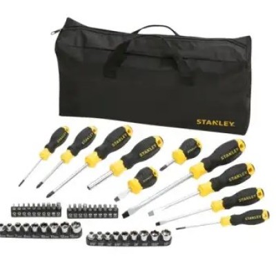 Stanley STHT0-70887 Phillips; Slotted; Torx Bit Holder & Standard Screwdriver Set, 48-Piece+