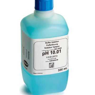 Buffer Solution, pH 10.01, Colour-coded Blue, 500 mL
