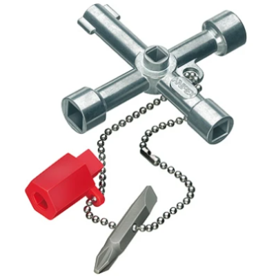 *Knipex Diecast Zinc 3-way Control Cabinet Key