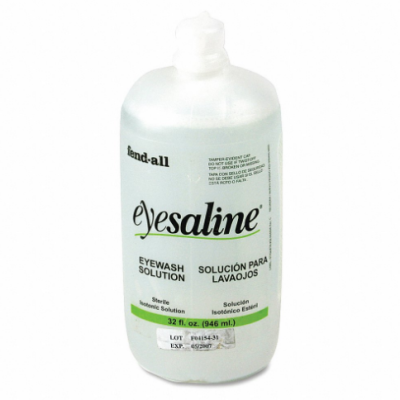 HONEYWELL 32-000455-0000 Eyesaline Personal Eyewash Bottle, W  32 Oz Capacity