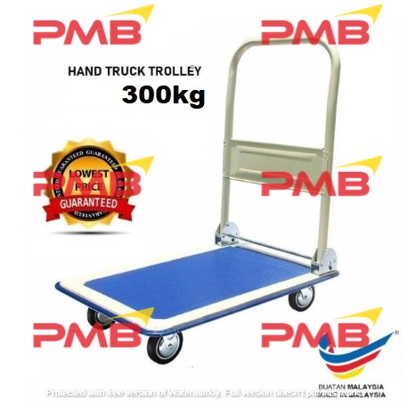 HEAVY DUTY HAND TROLLEY METAL, 300KG (DELIVERY TO LABUAN, KOTA KINABALU & KIMANIS ONLY)