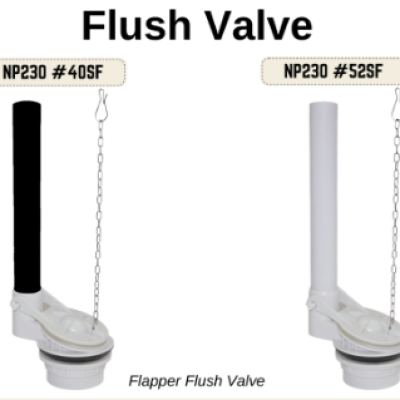 *Toilet Cistern Tank Flapper Flush Valve (Single Flush) NP230 [50mm]