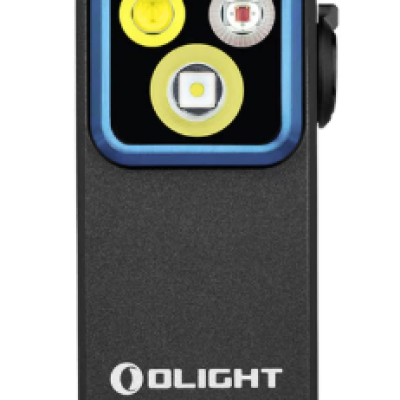 Olight Oclip Pro Clip on Flashlight with Floodlight Spotlight and Red Light