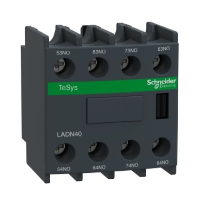 *Schneider Electric TeSys Auxiliary Contact Block, 4 Contacts, 10A - LADN Series - LADN40
