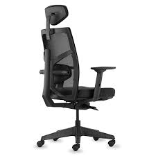 [DELIVER TO LABUAN ONLY] HIGH BACK CHAIR WITH ARMREST FABRIC BLACK BL418 SEAT, TUNE, MERRYFAIR