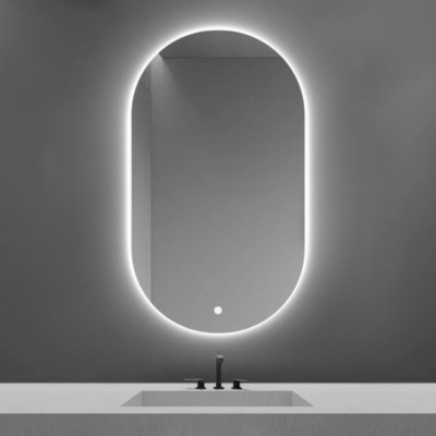 *#LED Vanity Oval Mirror   Wall Mirror   Make Up Mirror   Toilet Bathroom Mirror