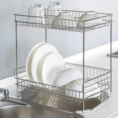 STAINLESS DISH DRAINER 2TIER-SLIM SUS