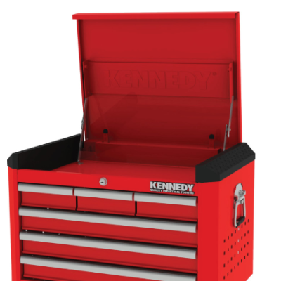 *Kennedy Tool Chest, Industrial Range, Red, Steel, 6-Drawers, 454 x 706 x 461mm, 350kg Capacity - KEN5942220K