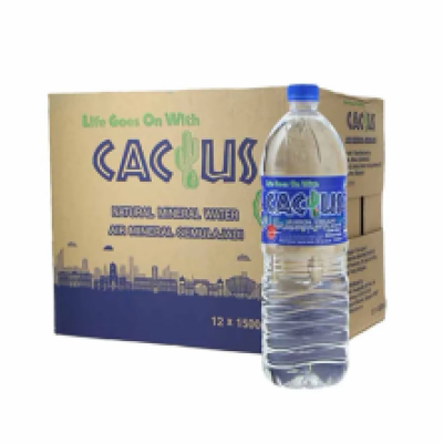 Cactus Mineral Water (1.5L x 12 = 1 Carton)