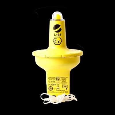 Daniamant Lifebuoy Light c w Bracket, L161Intrinsically Safe (Ex-Proof) (SOLAS MED ATEX IECEx)
