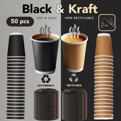 8oz Coffee Tea Paper Cup (50pcs)