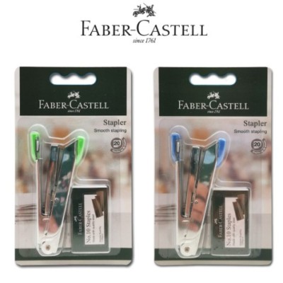 Faber-Castell Stapler NO.10 + Staples (Bullet) 401154 (1X2pcs)