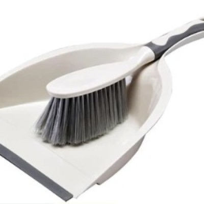 Dust Pan and Brush Set with Handle