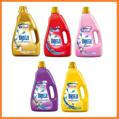 *Breeze Concentrated Liquid Detergent [3.8 Kg]