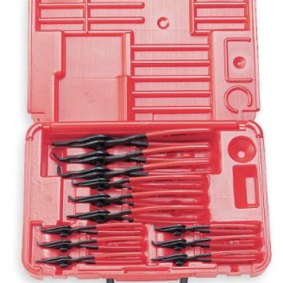 PROTO J360B 12 Piece Convertible Retaining Ring Pliers Set, Alloy Steel