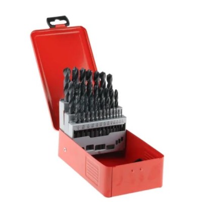 29PCS TWIST DRILL BIT SET FOR METAL, 1 16 MIN 1 2 MAX HSS