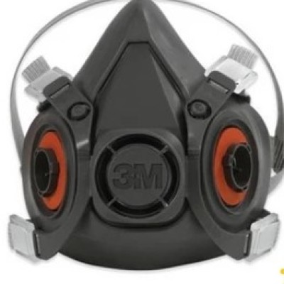 3M 6300 Half Facepiece Reusable Mask Grey Size L (cupex)