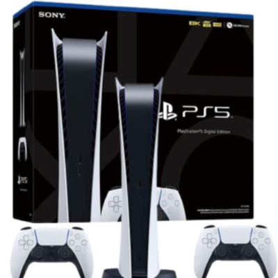 PlayStation5 Digital Edition  Two DualSense Wireless Controller Bundle