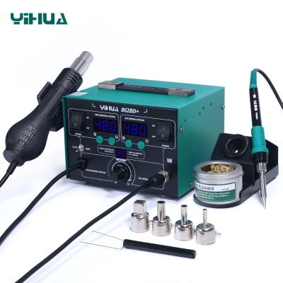YIHUA 862D++ Soldering Iron Kit BGA SMD Welding Tool Desoldering Rework Station Fast Heating