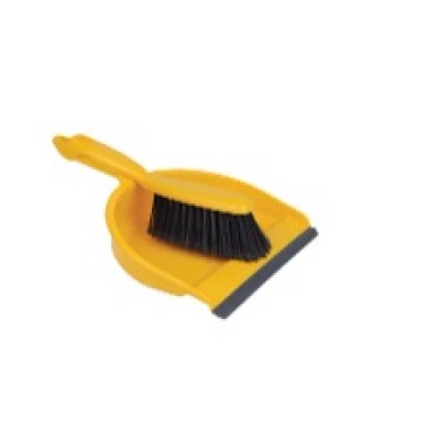 Scoop with brush