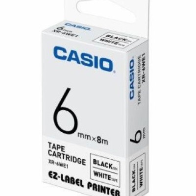 CASIO EZ-LABEL TAPE 6MM (CLEAR)