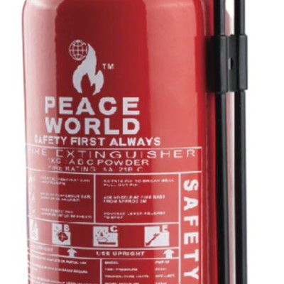 PEACE WORLD 1KG ABC POWDER FIRE EXTINGUISHER