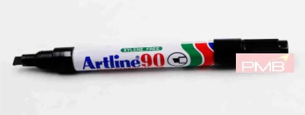 ARTLINE 90 PERMANENT MARKER, BLACK, 10PCS      /      BOX