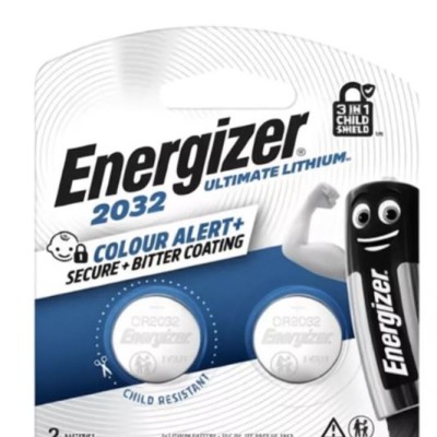 ENERGIZER Ultimate Lithium Coin Battery 2pc CR2032