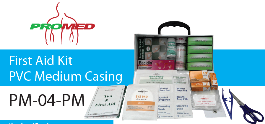 PM-04-PM PVC Medium Casing First Aid Kit - Equipped