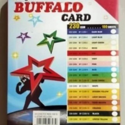 LUCKY STAR BUFFALO FANCY CARD A4 230GSM