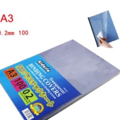 PVC Cover A3   Rigid Sheet A3   Transparent Cover A3   Binding Cover A3   Plastic Cover A3 (420 x 298mm)