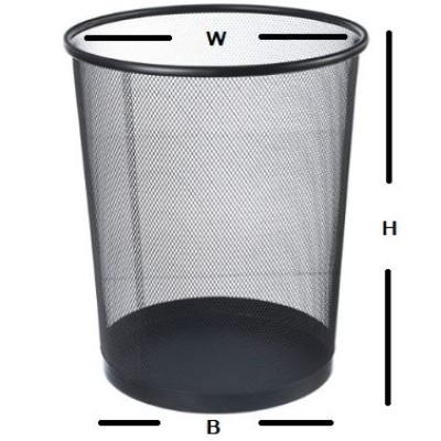 METAL MESH WASTE PAPER BIN