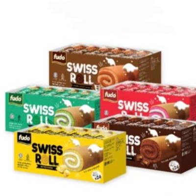 Fudo Swiss Roll Cake 18gm x 24s