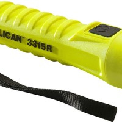 Pelican 3315R Flashlight, 1X18650, Led, Yellow, Lumen 132 15