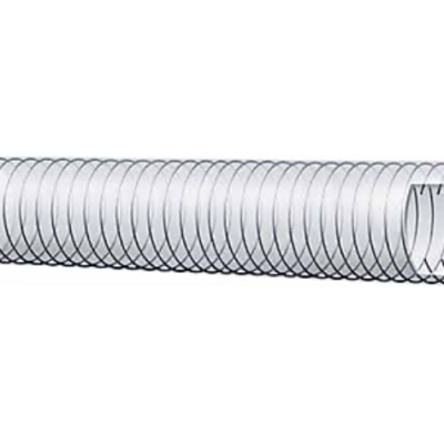 ALFAGOMMA 472OO GENERAL PURPOSE FOOD QUALITY S&D CLEAR SPRING HOSE, PVC FDA, SIZE 1" | 5BAR 75PSI {30m roll}