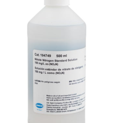 Nitrate Standard Solution, 100 mg L, 500 mL