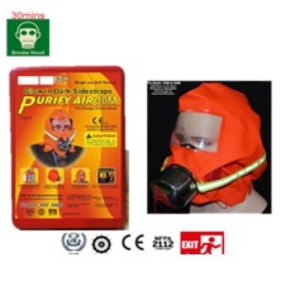 PURIFYAIR 30M CE 30Minutes Orange Smoke hood with SOLAS and NFPA approval