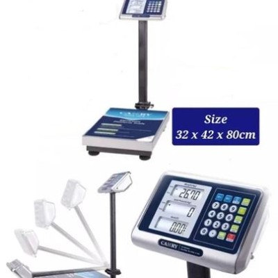 DYNAWEIGHT PLATFORM SCALE 150 KG MILD STEEL ELECTRONIC PLATFORM. FOLDABLE POLE.