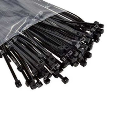 OK-IN CABLE TIE NYLON BLACK 200MM X 4.8MM PACK 100 PCS