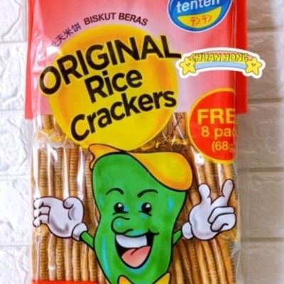 *Ten Ten Original Rice Crackers [3 Packs]