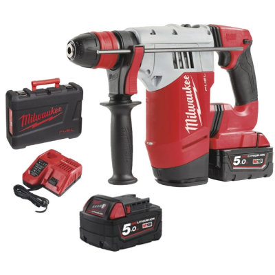 MILWAUKEE M18 FUEL COMBO M18 CHPX-502C SDS-PLUS HAMMER 3 MODE M18 VC2 VACUUM       /       LDM100 (100M) LASER DISTANCE METER