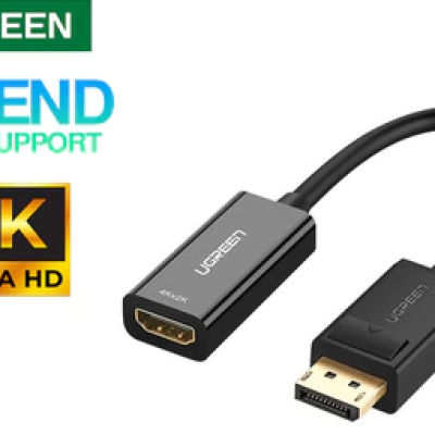 25CM 4K*2K 1080P DisplayPort DP Male to HDMI Female Cable Adapter Display Port Converter