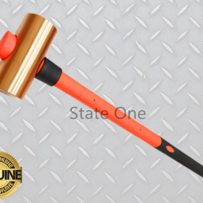 Copper Brass Hammer 18 lbs with Fiberglass Anti-Slip Rubber Cushion Grip Handle