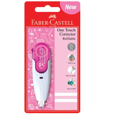 Faber Castell 169209 One Touch Correction Tape (1X3pack)