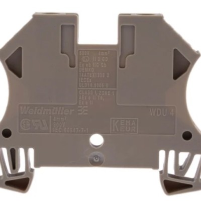 Weidmuller, WDU 4 Feed-through and PE Terminal Blocks