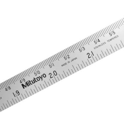 Mitutoyo 1000.00 mm Steel Ruler Degree, inch, Metric, Minute