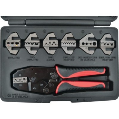 RATCHET CRIMPING TOOL C W INTERCHANGEABLE JAWS 8PC KEN5155740K