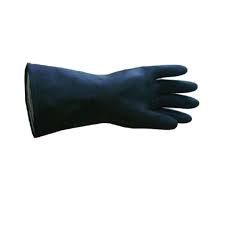 RUBBER HAND GLOVE 13" BLACK ELEPHANT   /   ROYAL