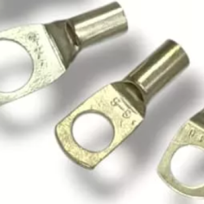 CABLE LUG COPPER BRASS CABLE LUG 25mm (Dia. 10mm) 10pcs pack