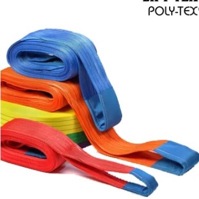 POLY-TEX POLYESTER WEBBING SLING SF6 2T X 2M 50MM,WIDTH 2PLY,GREEN